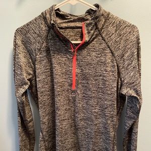 Grey and Pink Medium Tangerine Thermal Quarterzip